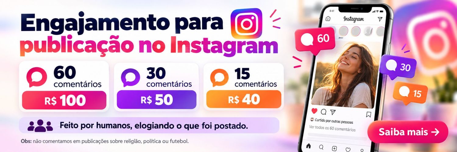 Comprar Coment&aacute;rios Instagram Personalizado Humano Reais